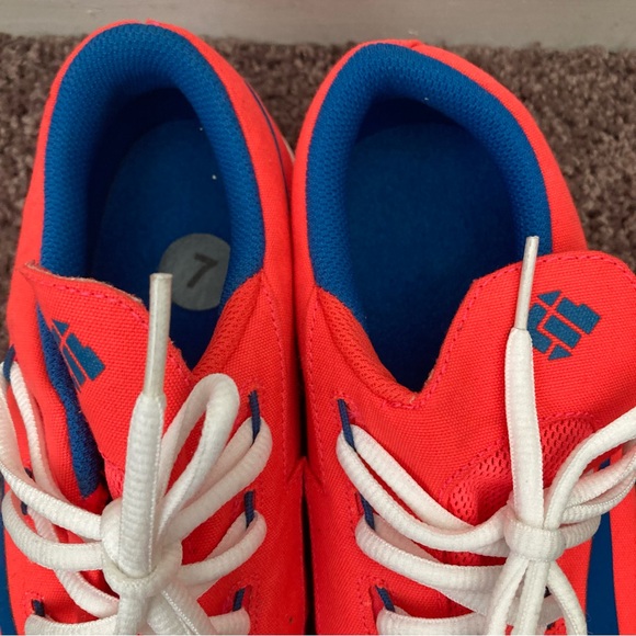 NIKE KD Kevin Durant Sneakers Size 8.5 Womens = 7Y Hyper Orange Blue - Picture 7 of 11